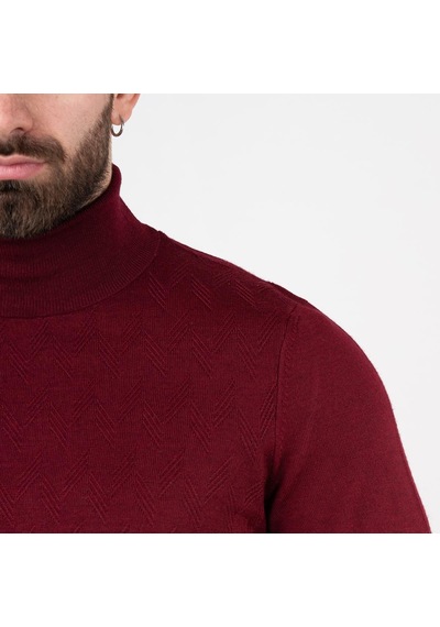 San&Fa Boğazlı Slimfit Erkek Triko Kazak (463171862)