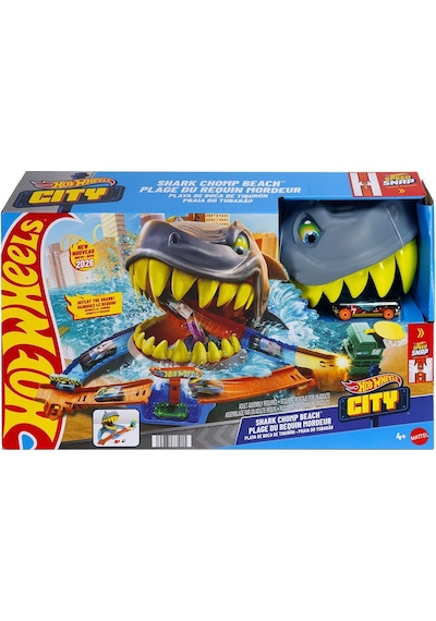 Hot Wheels® City Köpekbalığı Sahil Savaşı Oyun Seti JHL96