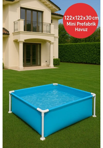 Minicool Kare Bahçe Havuzu 122x122x30 Cm
