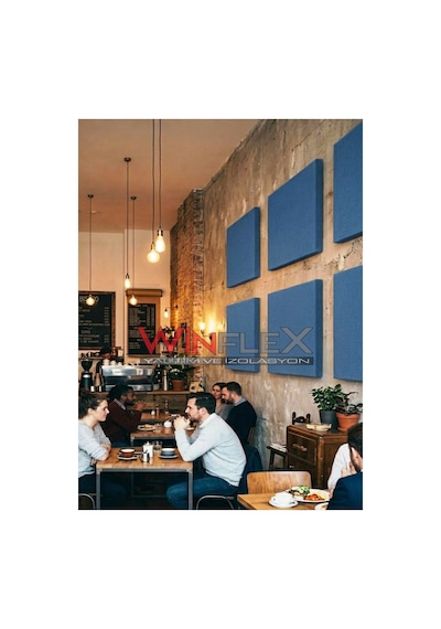 Winflex Akustik Kumaş Panel 60x60 Cm Mavi