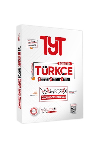 2026 YKS-TYT Yeni Sistem Türkçe TEK KİTAP Asimetrik Soru Bankası Konu Konu Dijital Çözümlü
