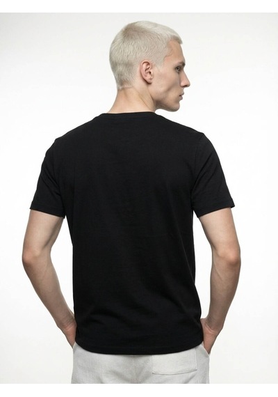 Loft Baskılı Siyah Erkek T-shirt Lf2041129