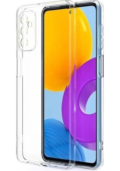 Samsung Galaxy Uyumlu M52 Kılıf 0.2 Mm Ultra İnce Şeffaf Silikon Kapak Şeffaf