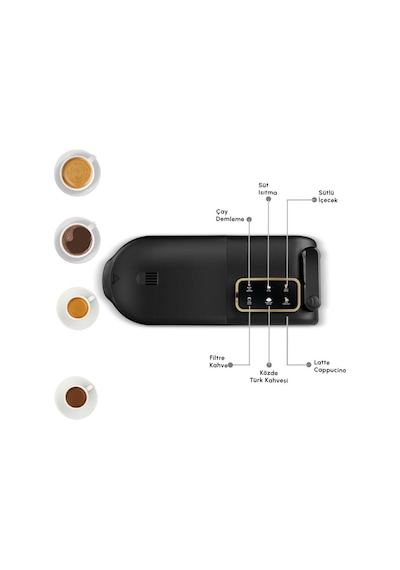 Karaca Hatır Plus Barista 6 In 1 Latte Cappucino Ve Közde Türk Kahvesi Makinesi