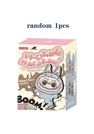 Yüksek Kaliteli Labubu Kör Kutu Anime Figürü Kolye Akın Modeli Oyuncak Canavar Labubu1 Random 1pcs With Box Labubu1 Random 1pcs