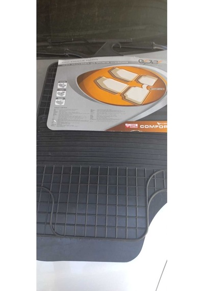 Comfort Şaft Üstlü Kauçuk Paspas Siyah Universal Dizayn Kauçuk Paspas Takım 5 Parça/1.kalite