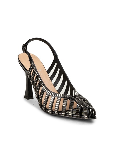 Deery Kadın Siyah Slingback Abiye Ayakkabı - 26204zsyhm01