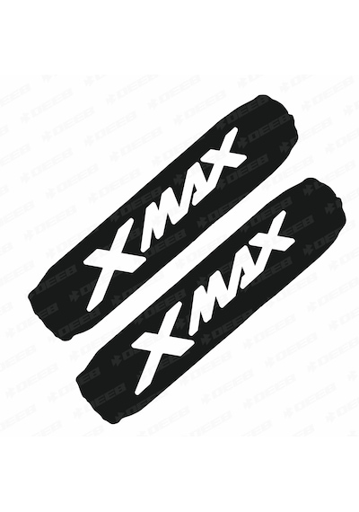 Xmax Baskılı Amortisör Çorabı Kılıfı Beyaz