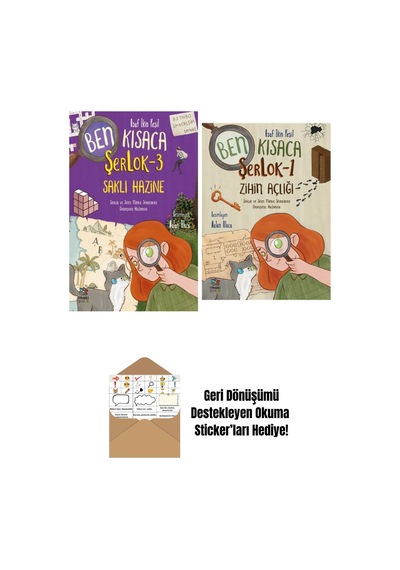 Ben Kısaca Şerlok 3 Saklı Hazine + Ben Kısaca Şerlok 1 Zihin Açlığı