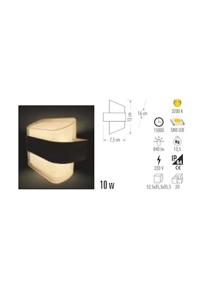 Cata Ct 7044 Dış Mekan Modern LED Armatür Diğer