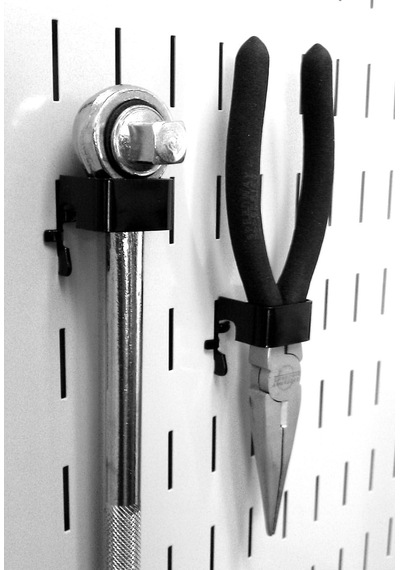 Kt-400-wrk B Yarıklı Alet Kartı İş İstasyonu Aksesuar Kiti Yalnızca Pegboard İçin, Siyah Belirtilmemiş