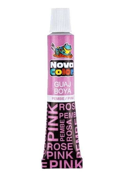 Nova Color Guaj Boya Tüp 12 Li Pembe Nc-124 12 Adet Pembe