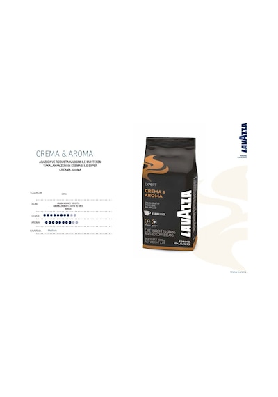 Lavazza Expert Crema & Aroma Çekirdek Kahve 1 KG