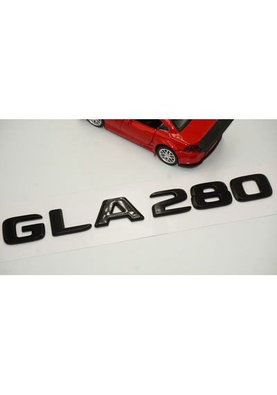 GLA 280 Bagaj Parlak Siyah ABS 3M 3D Yazı Logo