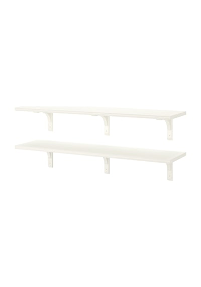 Ikea Bergshult/ramshult Duvar Rafı Kombinasyonu 120x30 Cm Beyaz