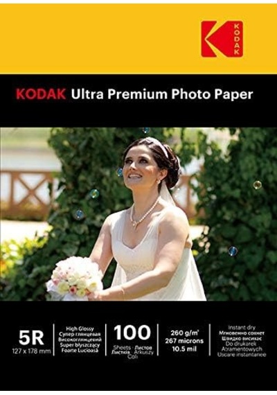 Kodak Ultra Premium Photo Paper 5r 127x178 / 260 G/m2 10.5 Mil