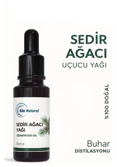 %100 Saf Sedir Ağacı Yağı Doğal Saç Ve Cilt Bakım Yağı 10 Ml Aromaterapi Uçucu Yağ