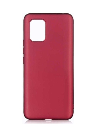 Xiaomi Mi 10 Lite Kılıf Zore Premier Silikon Kapak Mürdüm