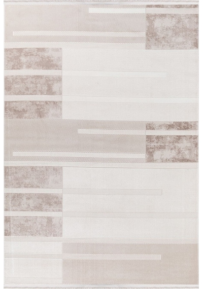 Bienal Vl Saçaklı Modern Dokuma Halı,yüksek Kalite Oturma Odası,salon,mutfak Halısı 8701a-bej