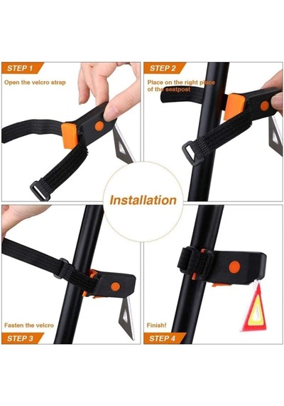 Bisklet Stop Lamba Reflektörlü Çakarlı