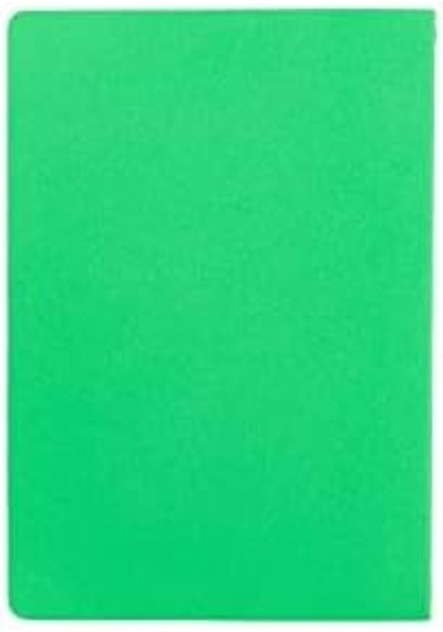 Notes 17x24 Cm Karton Kapaklı İplik Dikişli Defter, 32 Yaprak, Düz, Yaprak Yeşili 103 Ivory