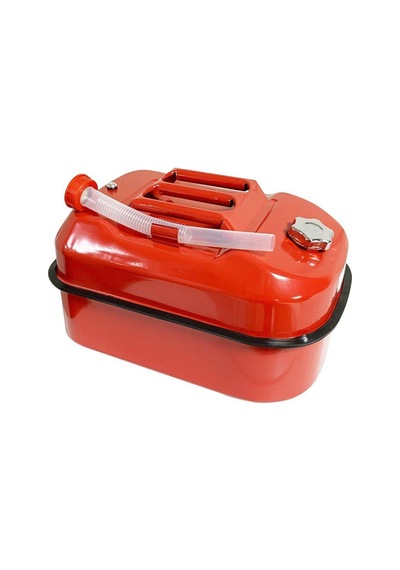 Steweld Yatay Kırmızı Metal Benzin Bidonu 20 Litre Stw-20020