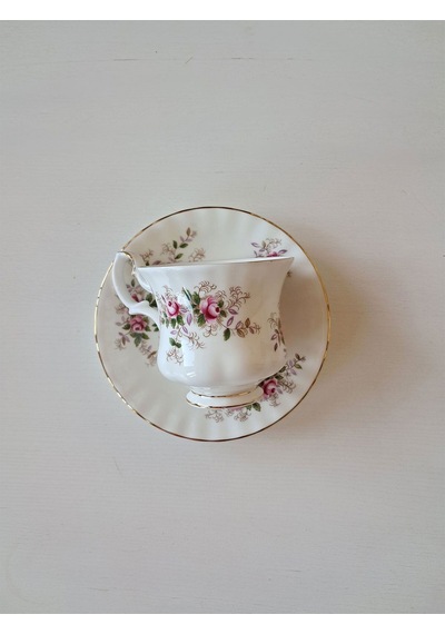 Lavender Rose Bone China England Antika Duble Boy Kahve Fincanı Lavanta Lavanta