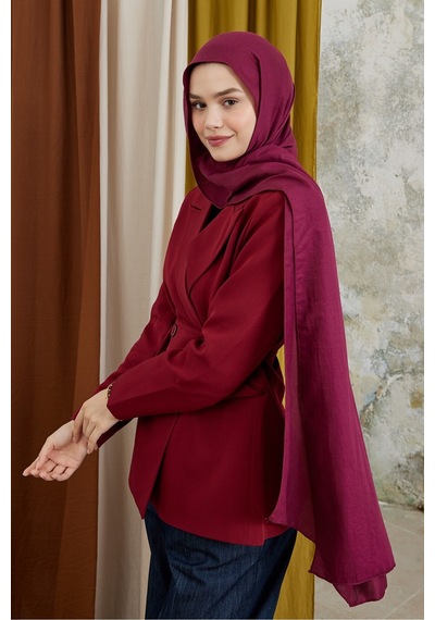 Moda Kaşmir Modal Şal Serisi Bordo