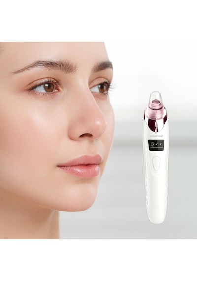 Polosmart Pbs820 Şarjlı Vakumlu 5 Başlıklı Siyah Nokta Temizleme Cihazı Beyaz