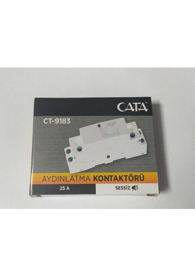 Cata Ct-9183 Sessiz Kontaktör Cata Siyah