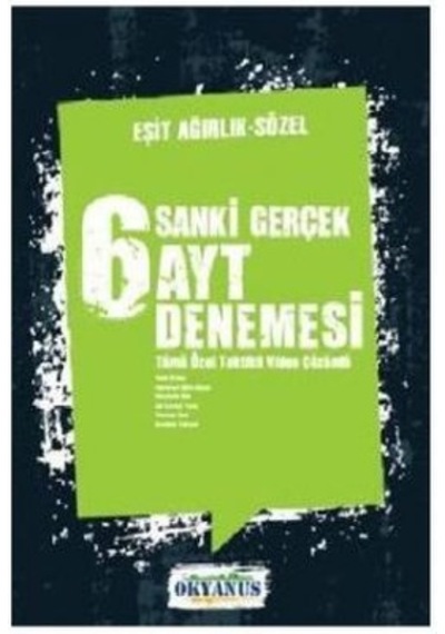 Okyanus Ayt Sanki Gerçek 6 Eşit Ağırlık -Sözel Deneme