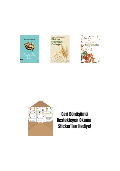 Arada Aşk Var + Ekinin Harman Olduğu + Savrulmalar + Okuma Sticker'ları