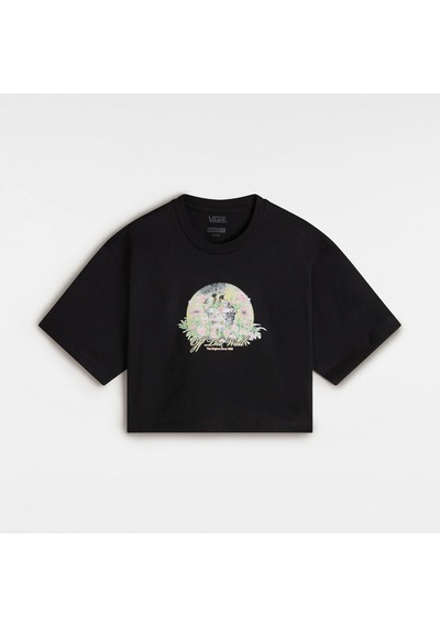 Birdsong Relaxed Crop Ss Vn000meqblk1 Vans Siyah