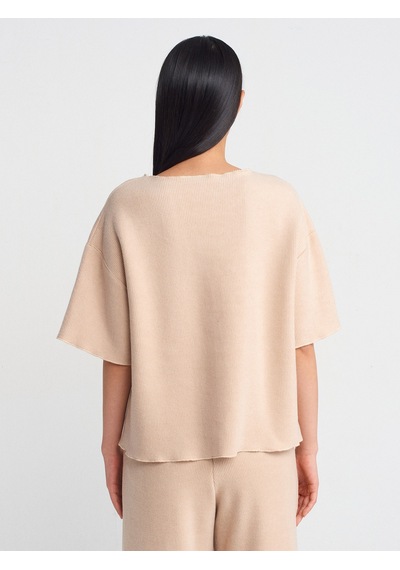Dilvin 31537 Yumuşak Fitilli Top Bej