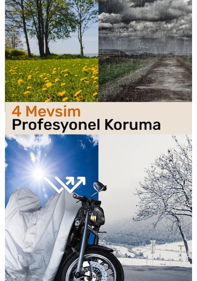Sym Cruisym 250i Uyumlu Motorsiklet Branda, Motor Örtüsü