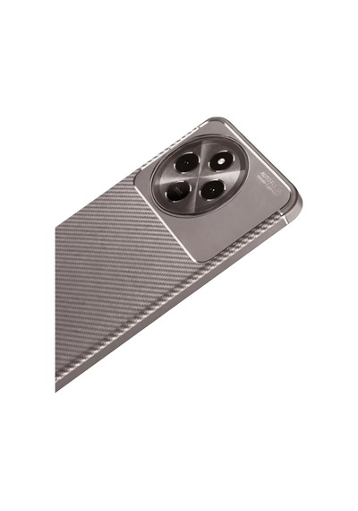 Newface Tecno Spark 30 Pro Kılıf Auto Focus Karbon Kapak - Gri