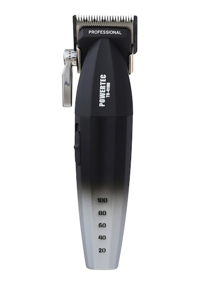 Powertec TR-4100 & TR-2727 Profesyonel Tıraş Makinesi 2'li Set Erkek Bakım Seti Makas Hediyeli 4 Saat Siyah