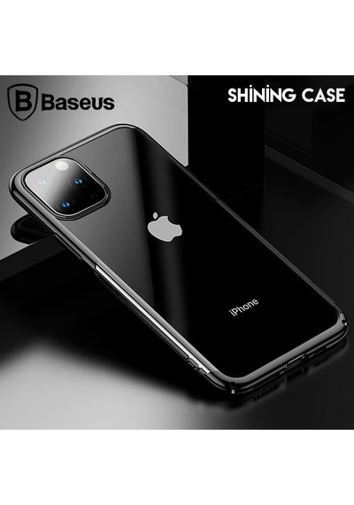 Baseus Shining Case Apple iPhone Uyumlu iPhone 11 Pro 5.8 Ultra İnce Silikon Kılıf- 5775 Mavi