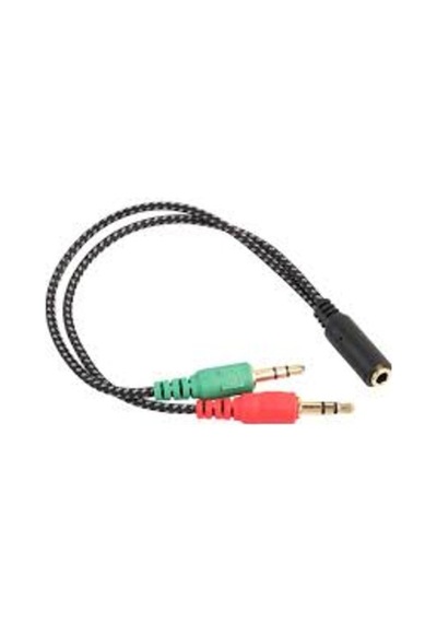 Kulaklık Mikrofon Çoklayıcı 3.5Mm Splitter Swıtch Dönüştürücü (465191907)