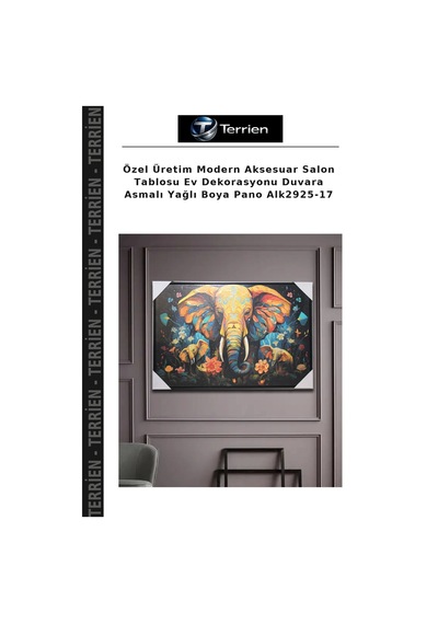 Özel Üretim Modern Aksesuar Salon Tablosu Ev Dekorasyonu Duvara Asmalı Yağlı Boya Pano Alk2925-17