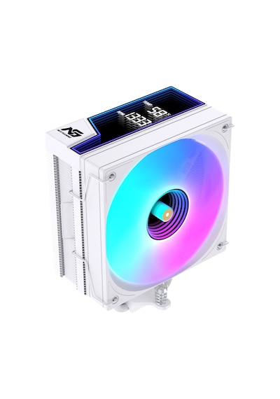 Ng Frost 600w 220w Tdp Argb Fanlı Derece Ve Devir Göstergeli Üst Seviye Kule Tipi Cpu Soğutucu Beyaz