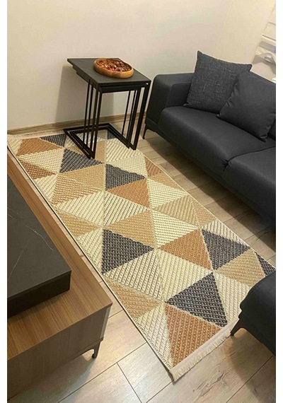 Mistral 1405 Sarı - Salon, Koridor Yolluk , Mutfak, Antre, Yatak Ve Oturma Odası Halısı Sarı
