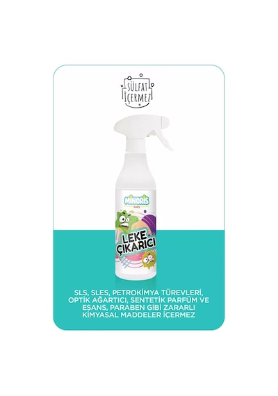Minoris Baby Vegan Organik Leke Çıkarıcı 500 ML