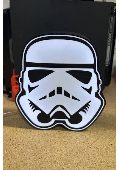Star Wars Stormtrooper Dekoratif Tasarımlı Gece Lambası Çok Renkli