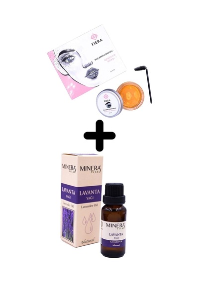 Kaş Şekillendirme Wax Jeli 30ml & Naturel Lavanta Yağı 20ml Diğer