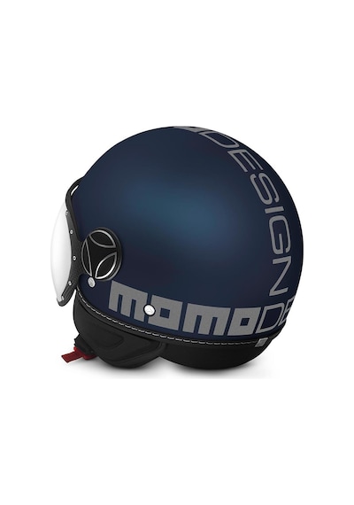 MomoDesing Fgtr Evo Mono Matt Blue Silver Açık Kask