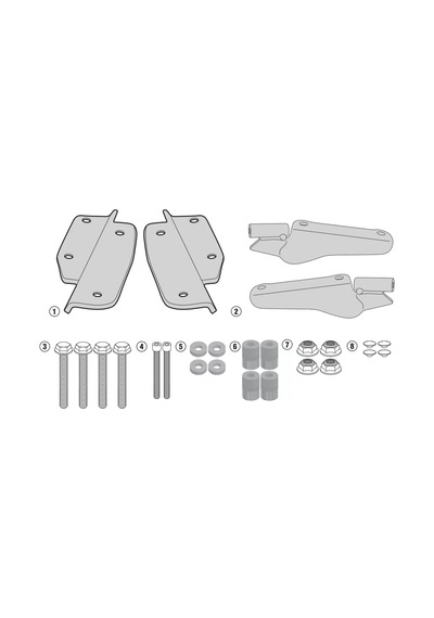 Gıvı Sr1144 Honda Crf1000 Afrıca Twın 16-17 Arka Çanta Taşıyıcı Tek Renk