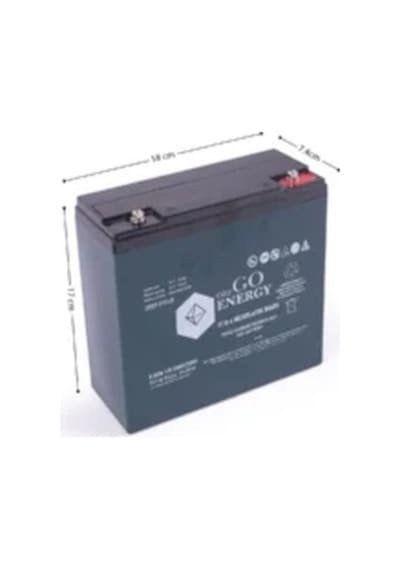 OR2GO Energy 12V 24Ah VRLA Jel Akü Elektrikli Bisiklet Aküsü OV Serisi Uzun Ömürlü