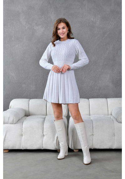 Flex Fashıon Saç Örgülü Trend Popüler Triko Mini Elbise Krem - 662242424 Krem - 662242424 Krem Flex Fashıon Saç Örgülü Trend Popüler Triko Mini Elbise Krem - 662242424 Krem - 662242424 Krem