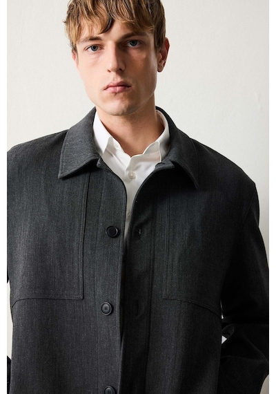 Defacto Regular Fıt Polo Yaka Astarlı Blazer Ceket G6393ax26augr309 Gri-gr309 Defacto Regular Fıt Polo Yaka Astarlı Blazer Ceket G6393ax26augr309 Gri-gr309